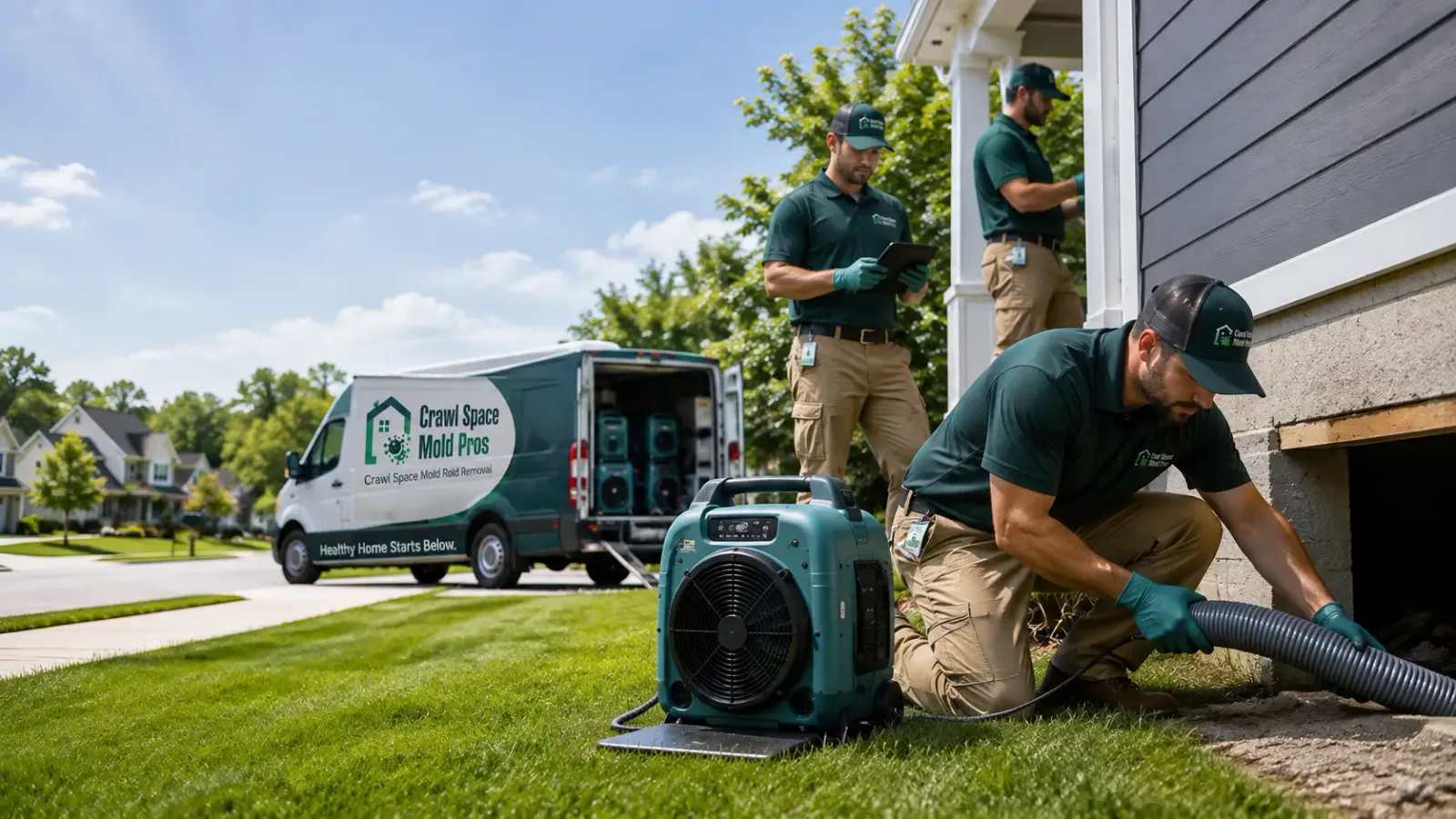 Crawl Space Mold Removal in Cadiz, OH